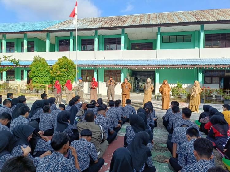 Tak Sekadar Menegakkan Aturan, Satpol PP Bengkalis Hadir Menyentuh Hati Pelajar