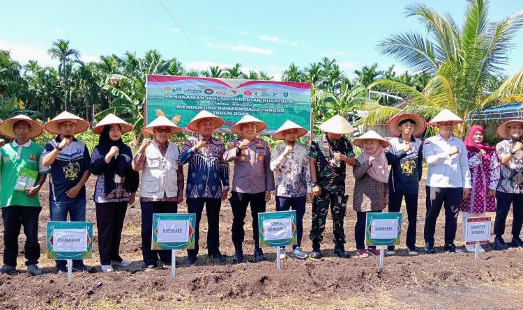 Lahan 2 Hektar di Desa Senggoro Jadi Awal Langkah Menuju Swasembada Pangan Nasional