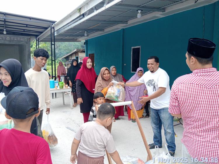 Saat Wartawan Menulis dengan Hati: FW-RPG Bengkalis Kembali Tebar Kepedulian ke Warga Kurang Mampu 