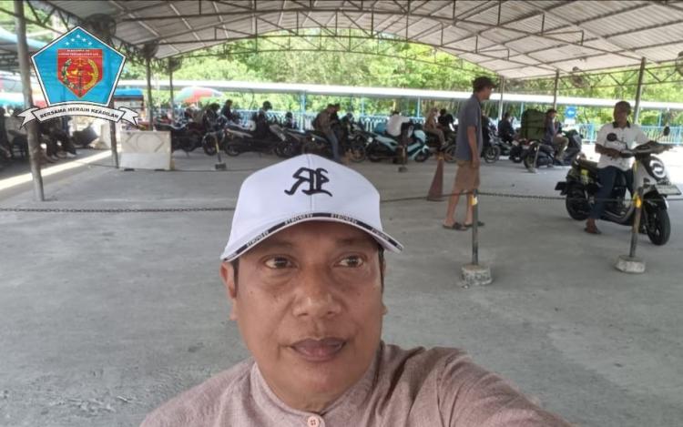 P-KPK Kembali Pantau Ketertiban di Pelabuhan Roro Air Putih Bengkalis