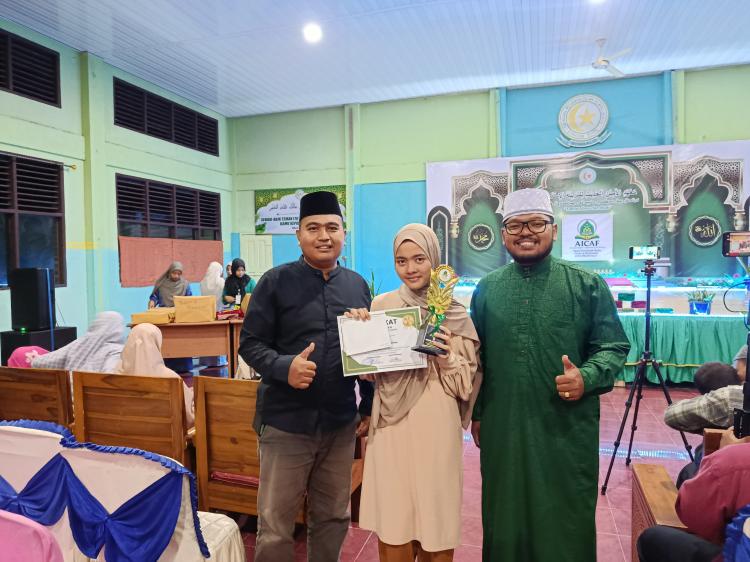 Aksi Memukau di AICAF, Nauroh Azzahra Persembahkan Juara II untuk MTs YPPI Bengkalis