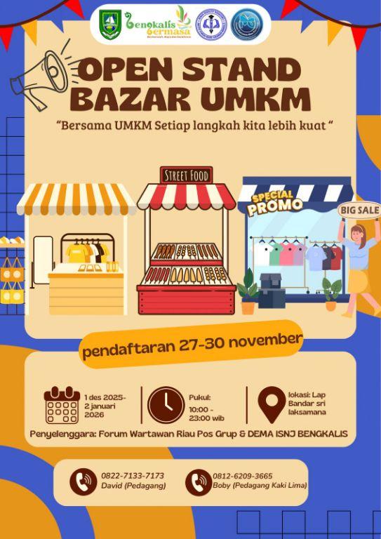 Bazar UMKM Bengkalis Dibuka, Menjadi Panggung Strategis Produk Lokal