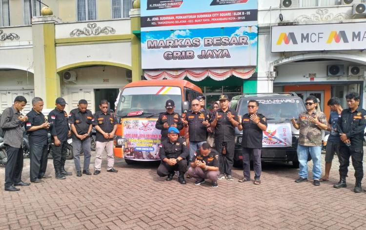 Aksi Cepat GRIB Jaya Riau: Dua Tim Relawan Diterjunkan ke Sumut dan Sumbar Bawa Bantuan Banjir