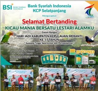 Semangat HUT ke-17 Meranti, ALKIM Gelar Lomba Burung Berkicau Berstandar Profesional