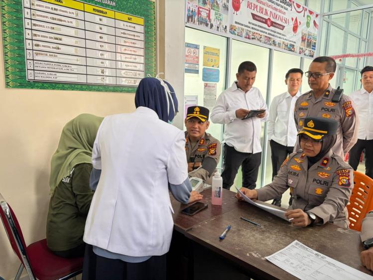 Donor Darah di HUT Intelijen Polri ke-80, Polres Siak Tunjukkan Kepedulian Nyata ke Masyarakat