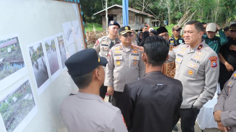 Wakapolda Riau Tinjau Jembatan Rapuh Semulut, Menyambung Harapan Pendidikan Anak-anak Meranti