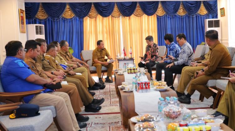 Wali Kota Pekanbaru Terima Kunjungan Konjen Jepang di Tenayan Raya