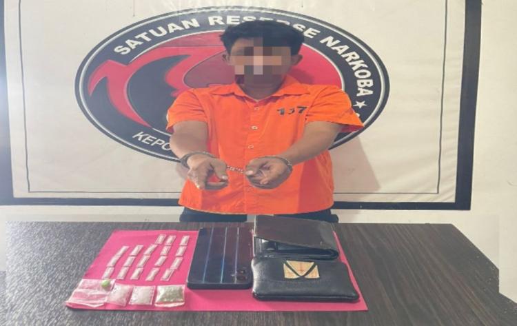 Sabu, Ganja dan Ekstasi Disita di Pangkalan Batang, Pria 30 Tahun Ditangkap