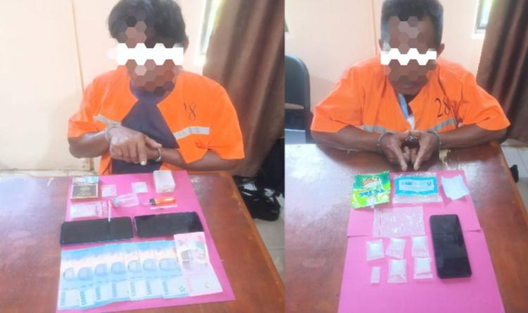 Dua Pengedar Sabu Ditangkap di Lokasi Berbeda dalam Penggerebekan Dini Hari di Siak Kecil