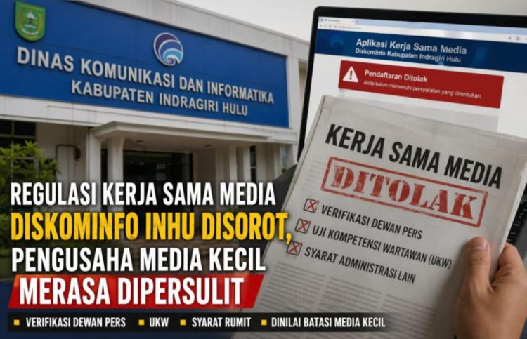 Antara Profesionalisme dan Diskriminasi, Regulasi Media Diskominfo Inhu Menuai Kritik