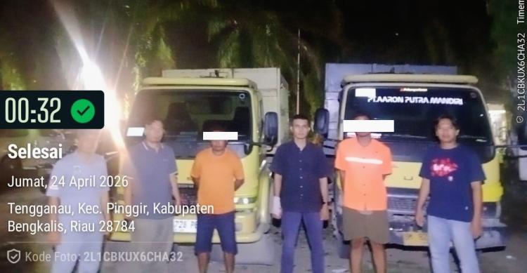 Penggelapan Sawit Terbongkar, Dua Pelaku Dibekuk bersama Satu Ton Sawit dan Dua Truk