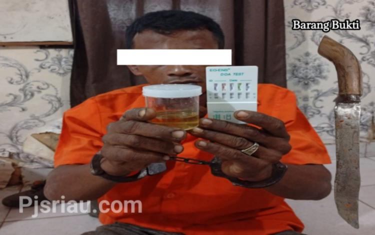 Dipengaruhi Sabu, Seorang Anak di Rupat Tega Ancam Ayah dan Ibu Kandung dengan Parang