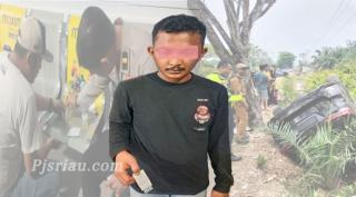 Tes Urine Positif, Sopir Innova Reborn Jadi Tersangka Usai Tabrak Fortuner Waka DPRD Bengkalis
