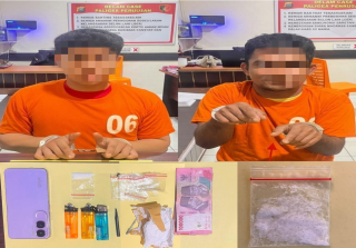 Pengembangan Kasus Narkotika Berujung Penangkapan Dua Pengedar Sabu di Dumai