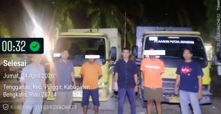 Penggelapan Sawit Terbongkar, Dua Pelaku Dibekuk bersama Satu Ton Sawit dan Dua Truk