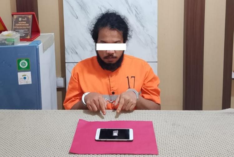 Polsek Pinggir Gagalkan Transaksi Sabu, Pria 35 Tahun Diciduk