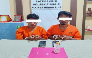 Ungkap Rantai Sabu dan Dua Pelaku Diamankan, Polsek Pinggir Buru Satu DPO