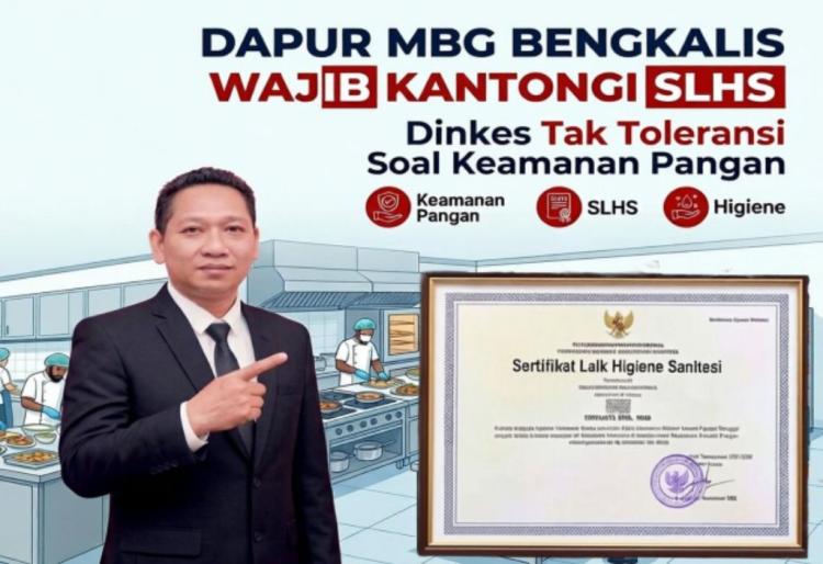Dinkes Bengkalis Perketat SLHS Dapur MBG, Keamanan Pangan Jadi Prioritas
