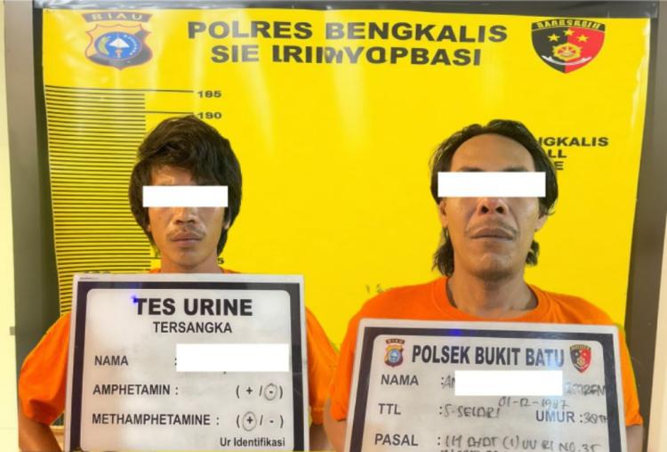 Jejak Sabu Terendus, Dua Pengedar Dibekuk di Sungai Pakning