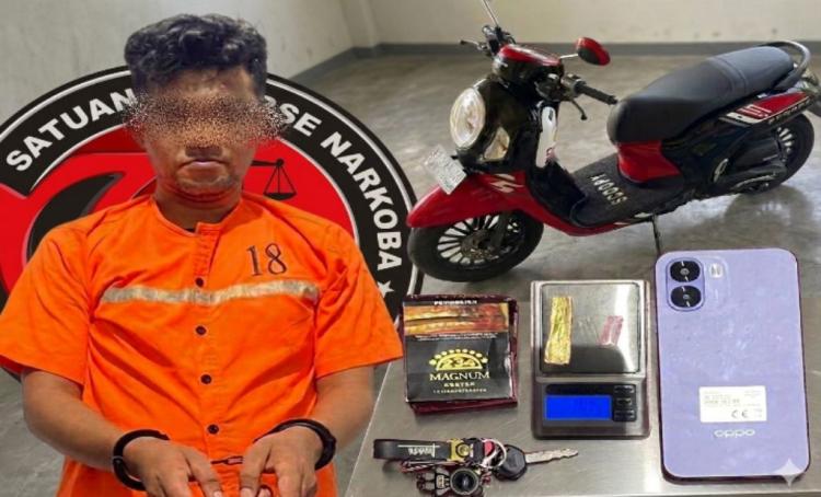 Pengedar Sabu Ditangkap, Satresnakoba Polres Bengkalis Kejar Pemasok yang Masih Buron