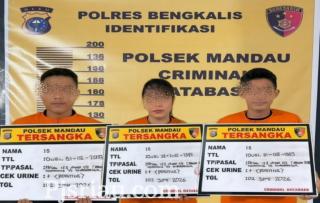 Video Warga Bongkar Dugaan Pesta Sabu di Air Jamban, Tiga Orang Diamankan Polsek Mandau