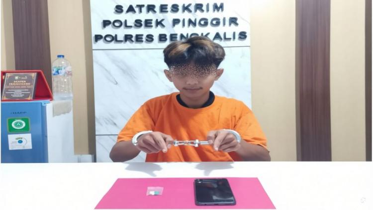 Polsek Pinggir Gagalkan Dugaan Transaksi Ekstasi di Semunai, Pemuda 21 Tahun Ditangkap