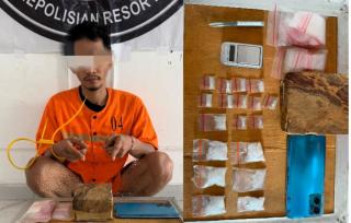 Pengedar Sabu Duri Dibekuk Satresnarkoba Polres Bengkalis, Sabu 25,28 Gram Diamankan