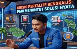 Krisis Pertalite Bengkalis Disorot PMII: Bukan Hanya Rapat Melulu, Warga Butuh Solusi