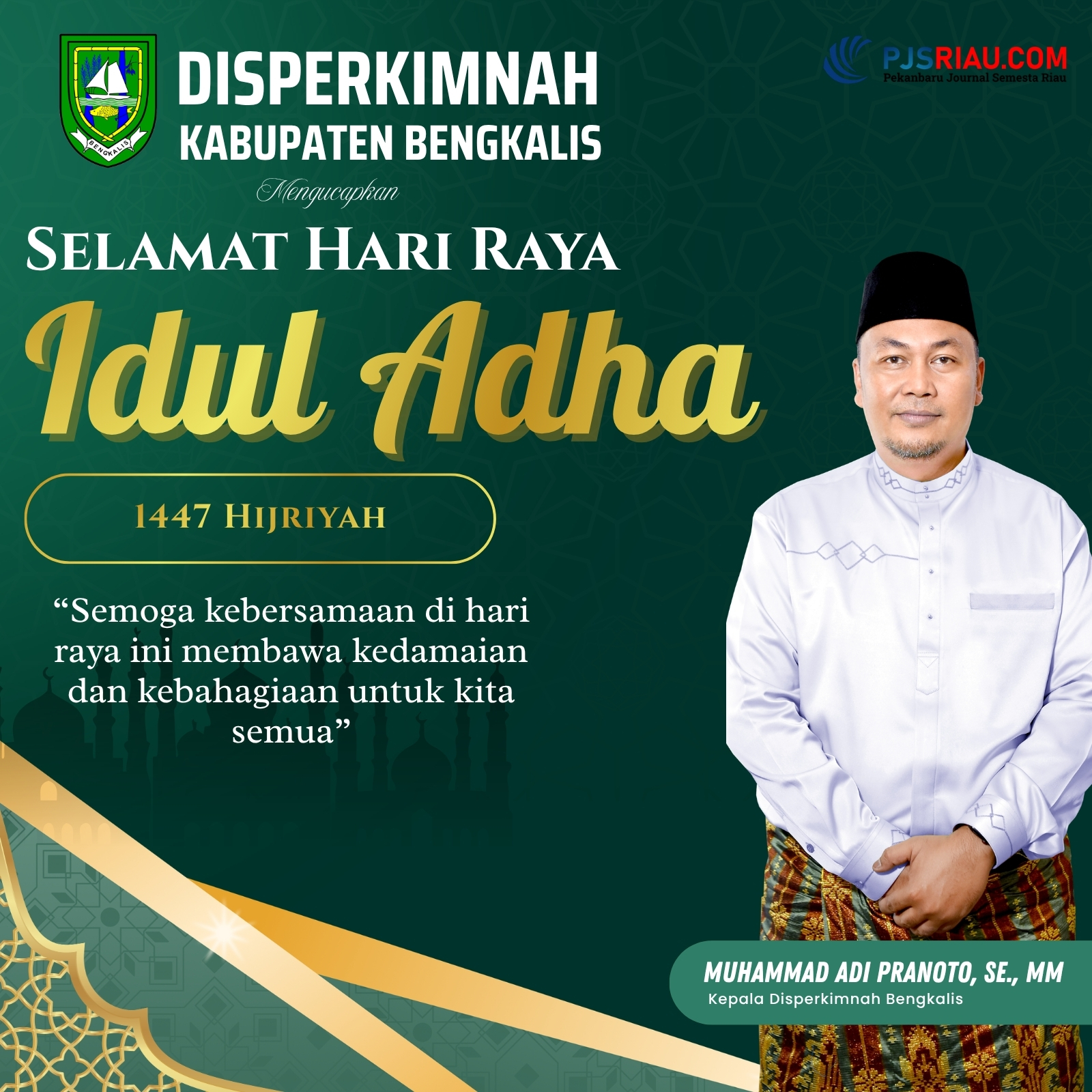 DISPERKIMAH Bengkalis, Idul Adha 2026